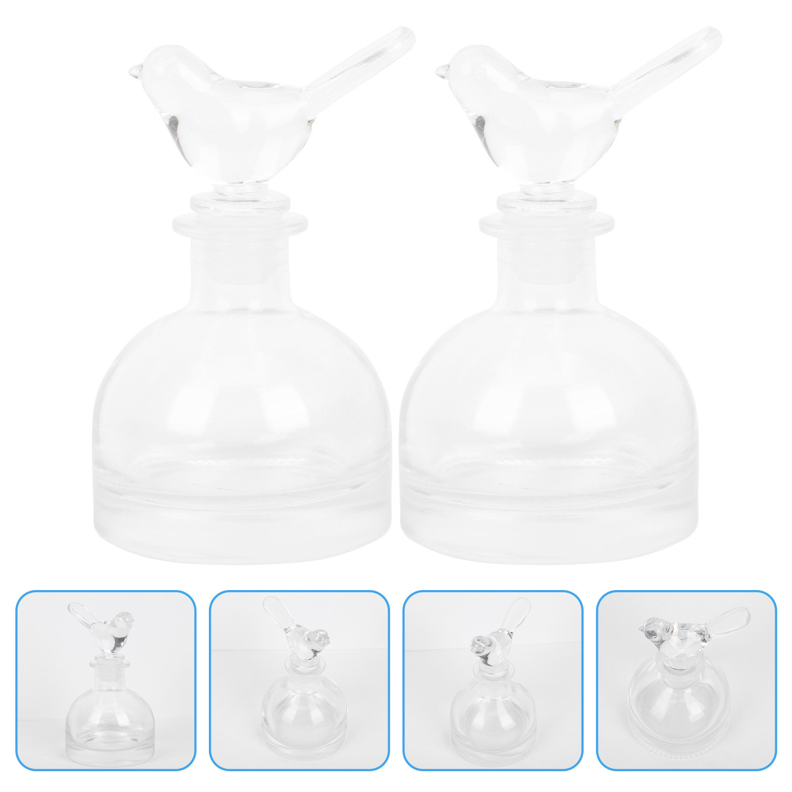 Home Fragrance Perfume - 2 шт. стеклянные флаконы для духов,