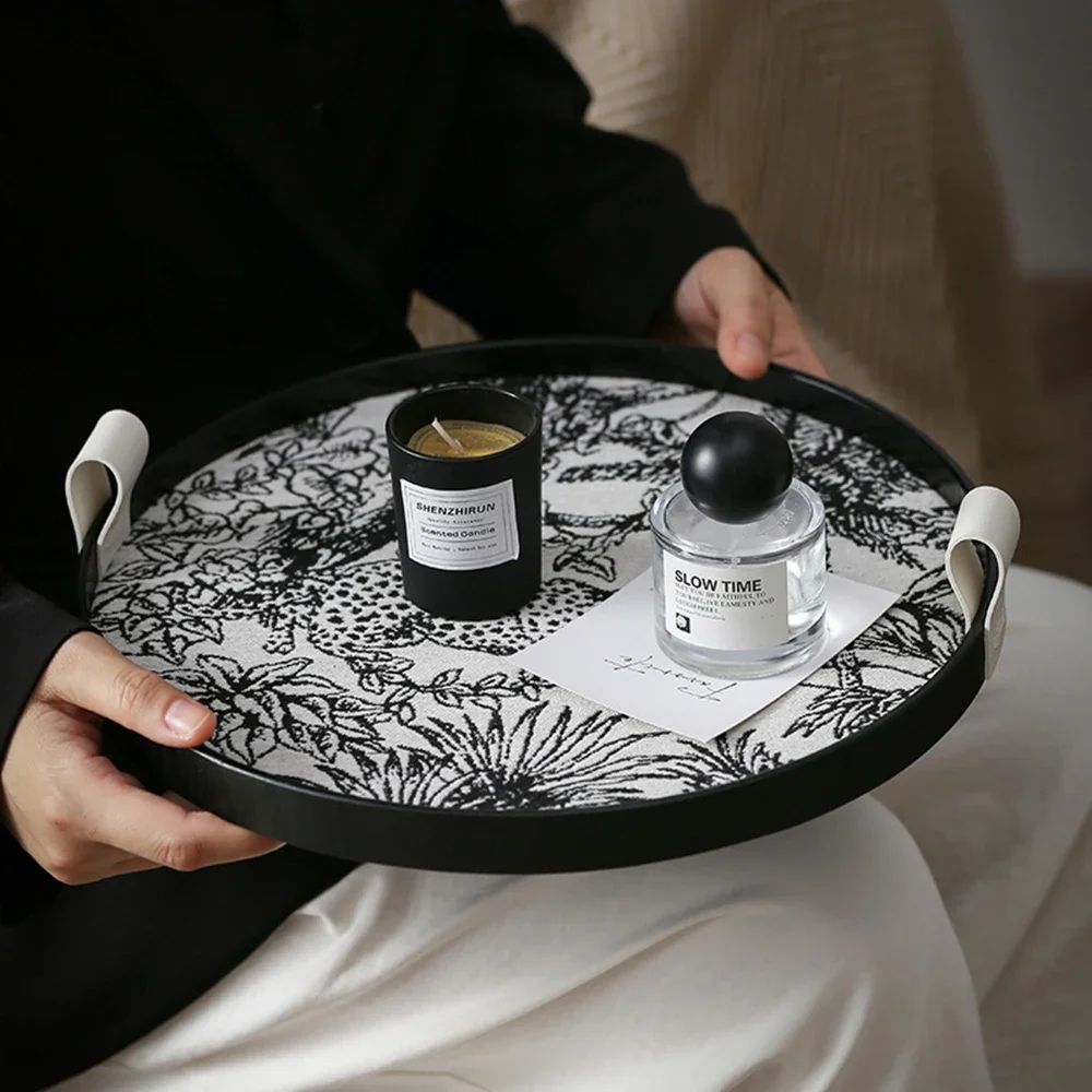 Home Fragrance Luxury - Легкий роскошный деревянный поднос для хранения,