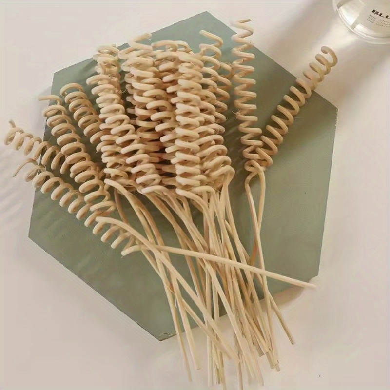 Home Fragrance Diffuser Sticks - 10 шт., изогнутые палочки из ротанга