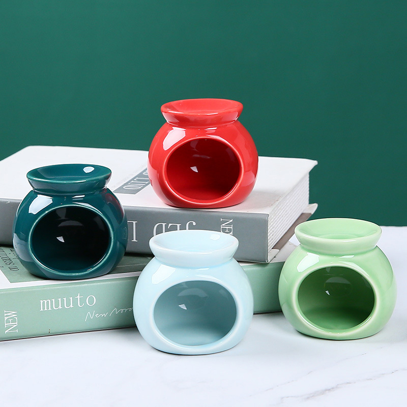 Ceramic Oil Burner - Фарфоровая ароматическая горелка, эфирное масло, мини-подсвечник,