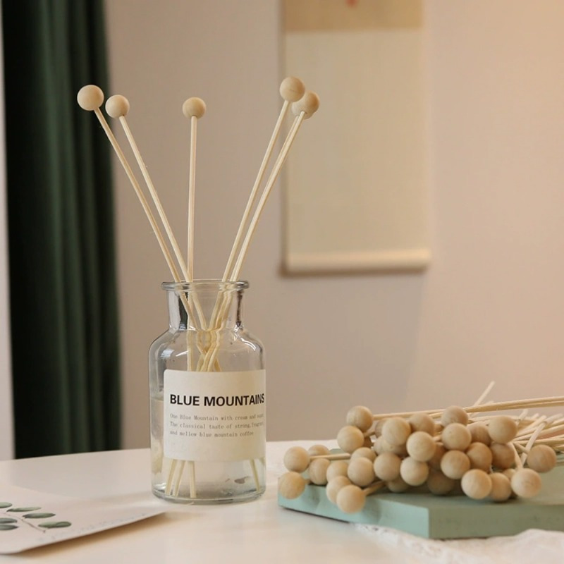 Home Fragrance Diffuser Sticks - 30 шт./лот, бегущий деревянный шар, ароматический