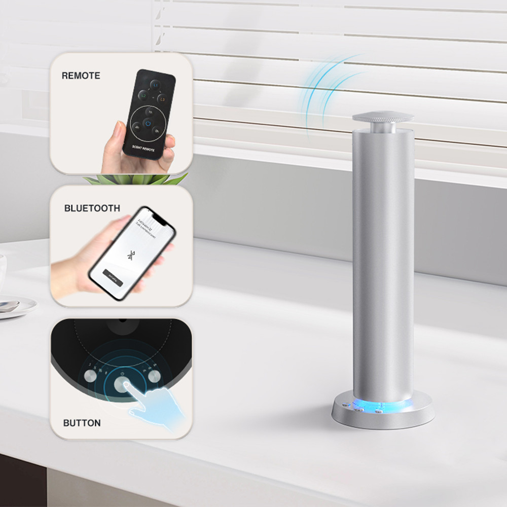 Home Fragrance Perfume - Аромадиффузор для дома с Bluetooth, металлический,
