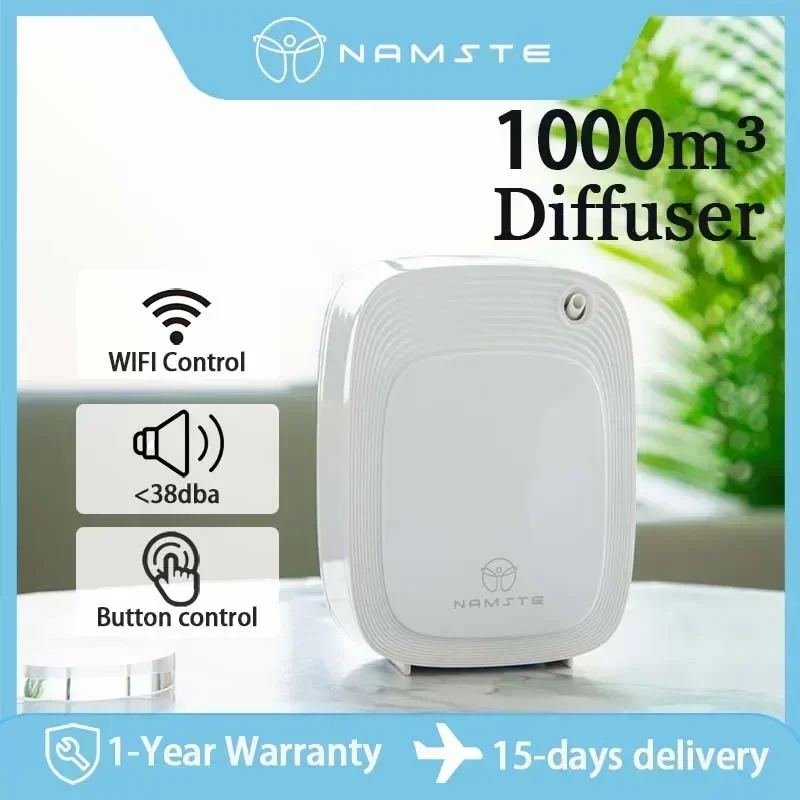 Home Fragrance Diffuser Oil - Аромадиффузор Namaste 1000м³ с емкостью 200